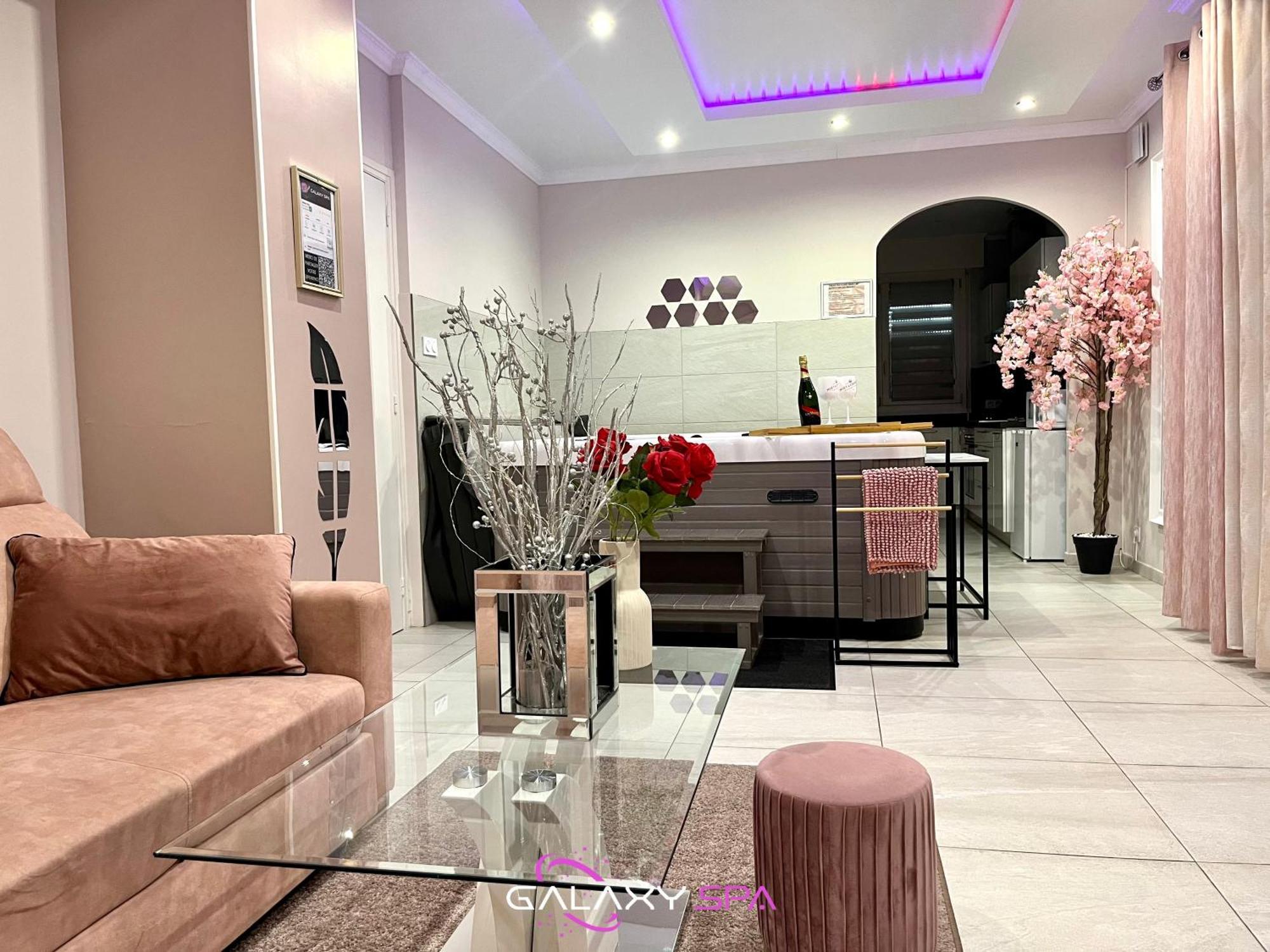 Galaxy Spa - Suite Venus Jacuzzi Et Sauna Privatif Champigneulles Exterior photo